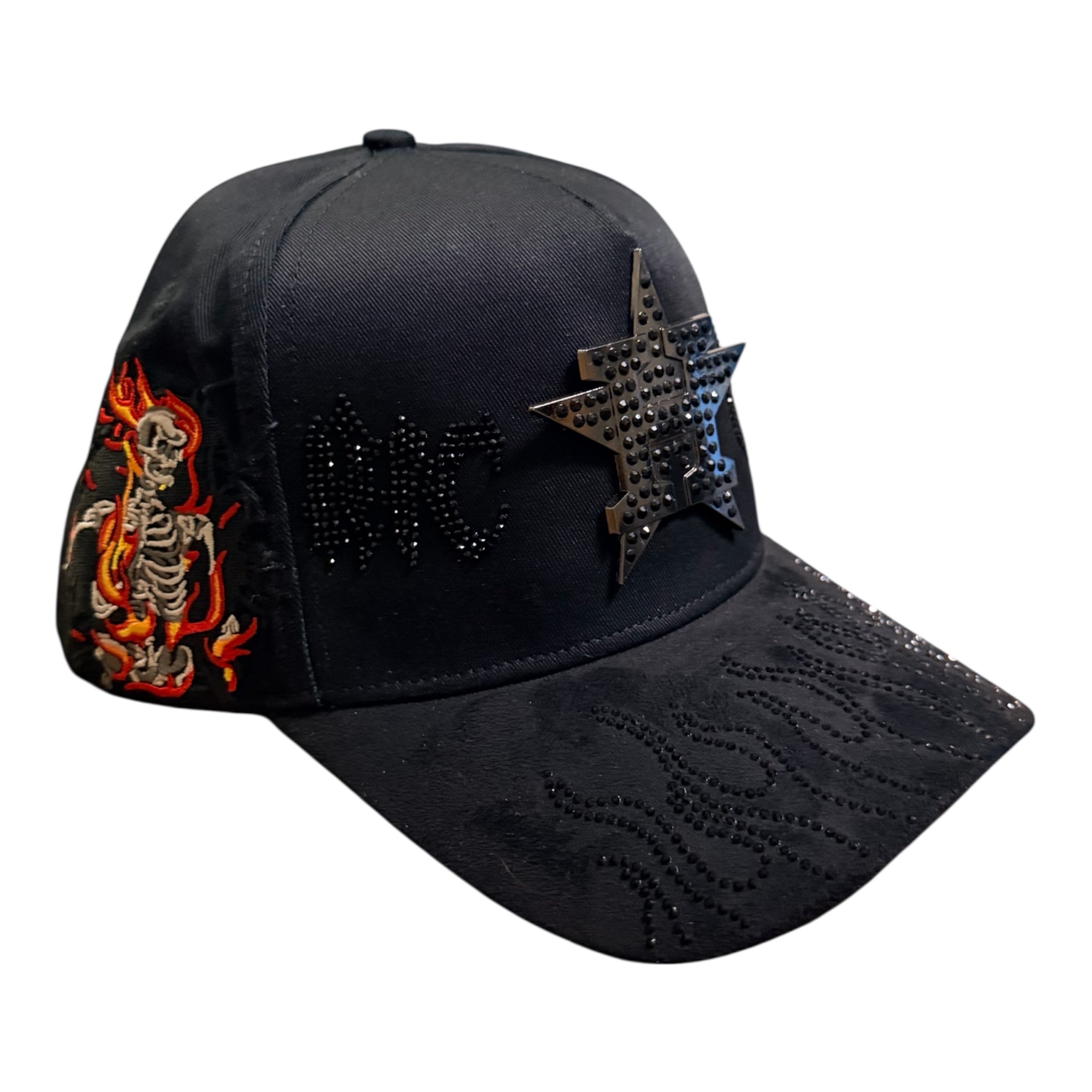 Black Flame Star Cap