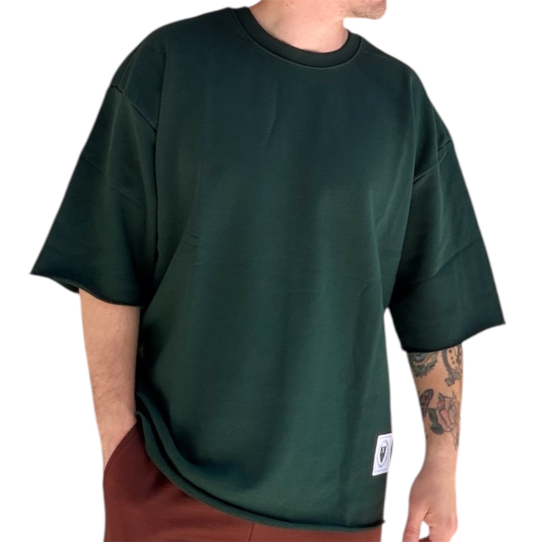 Heavyweight Oversized T-Shirt Deep-Green Edition